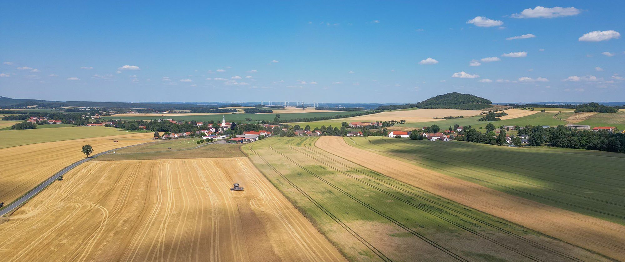 Luftbild Hof